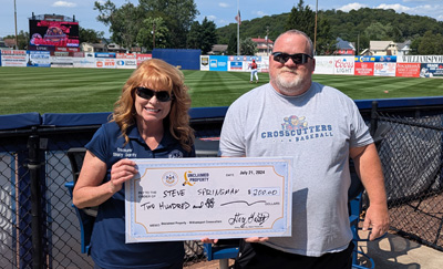 Treasurer Stacy Garrity Returns $230,000 of Unclaimed Property at Williamsport Crosscutters Game